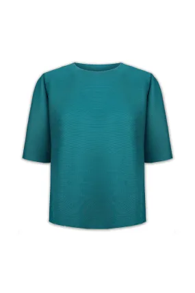 Valentina Crystal Pleats Top