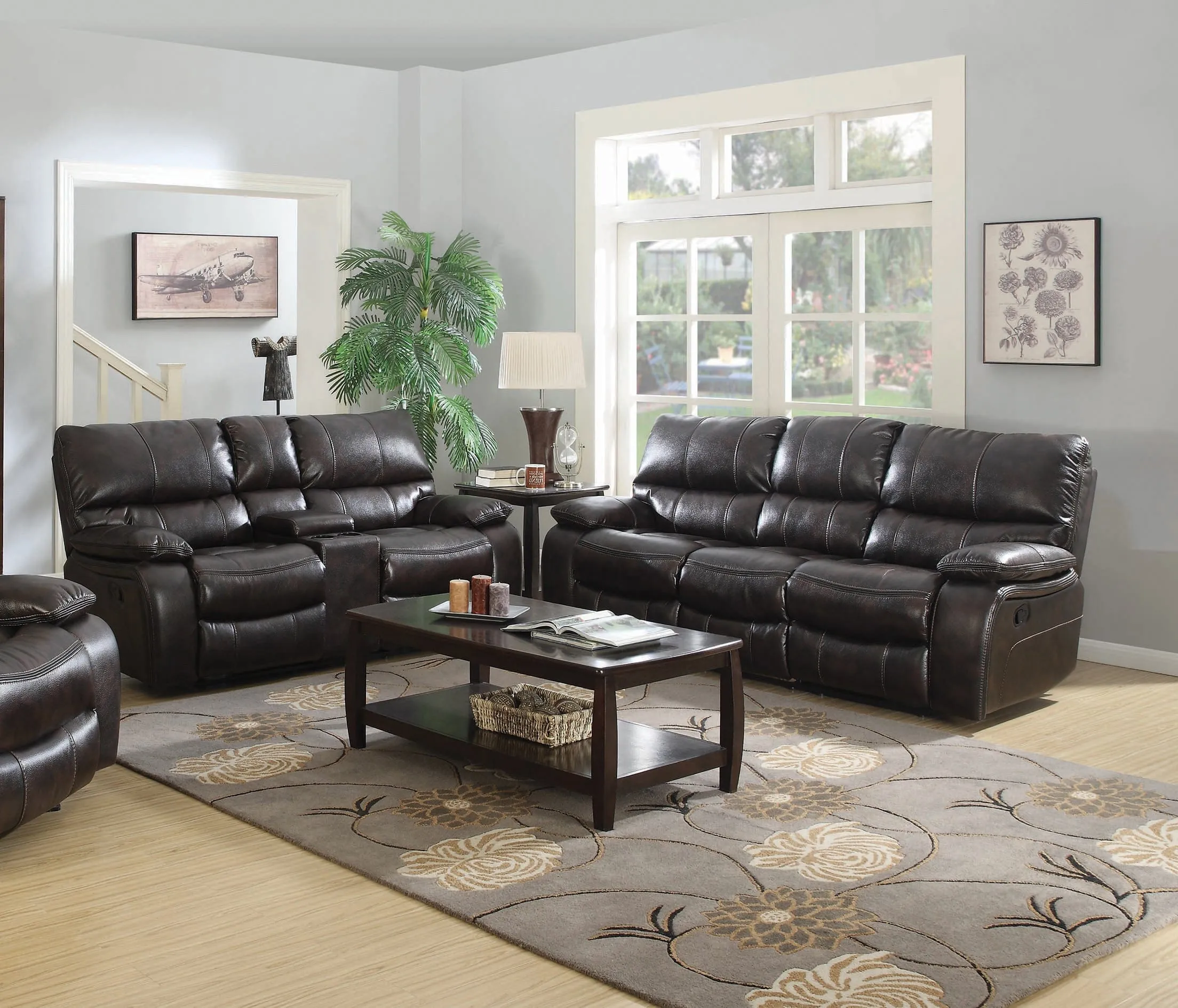 Willemse Upholstered Pillow Top Arm Living Room Set SKU: 601931-S2