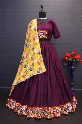 Women's Designer Navratri Garba Special Cotton Chaniya Choli