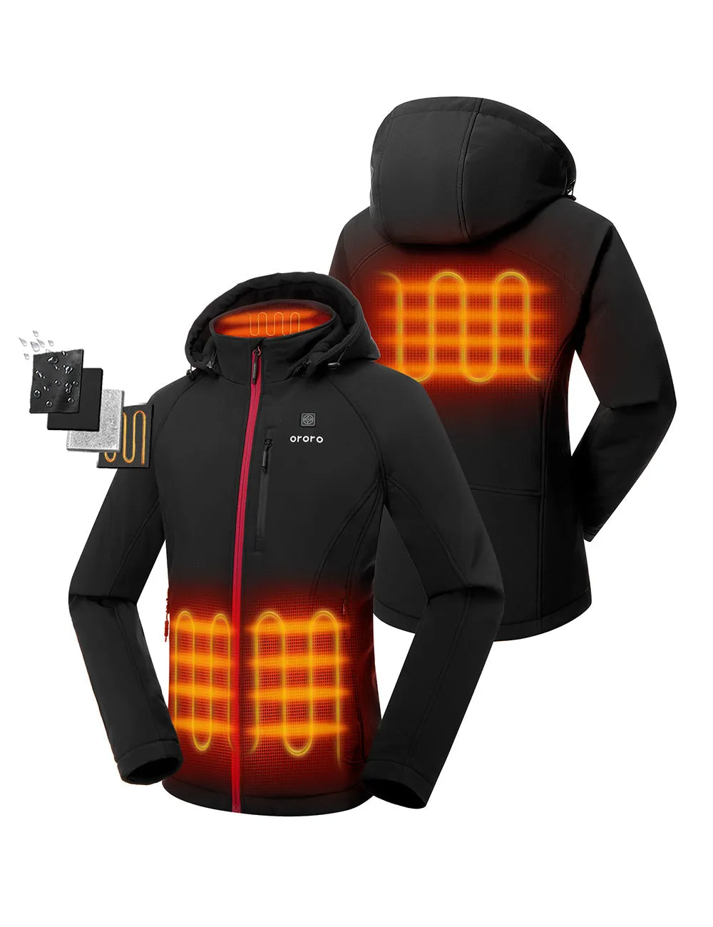 Women's Heated Jacket (4 Heating Zones)