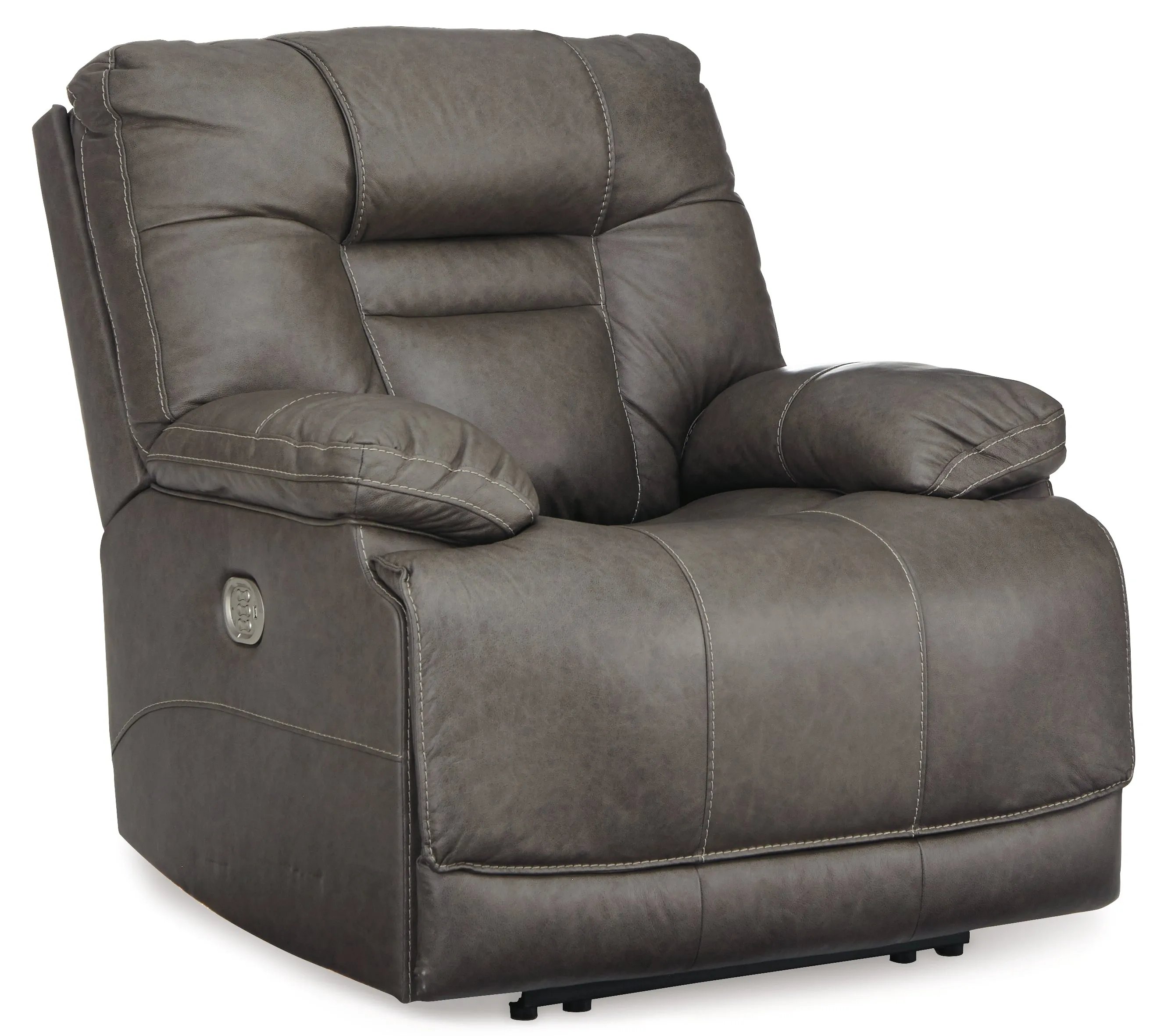 Wurstrow Sofa, Loveseat and Recliner in Smoke