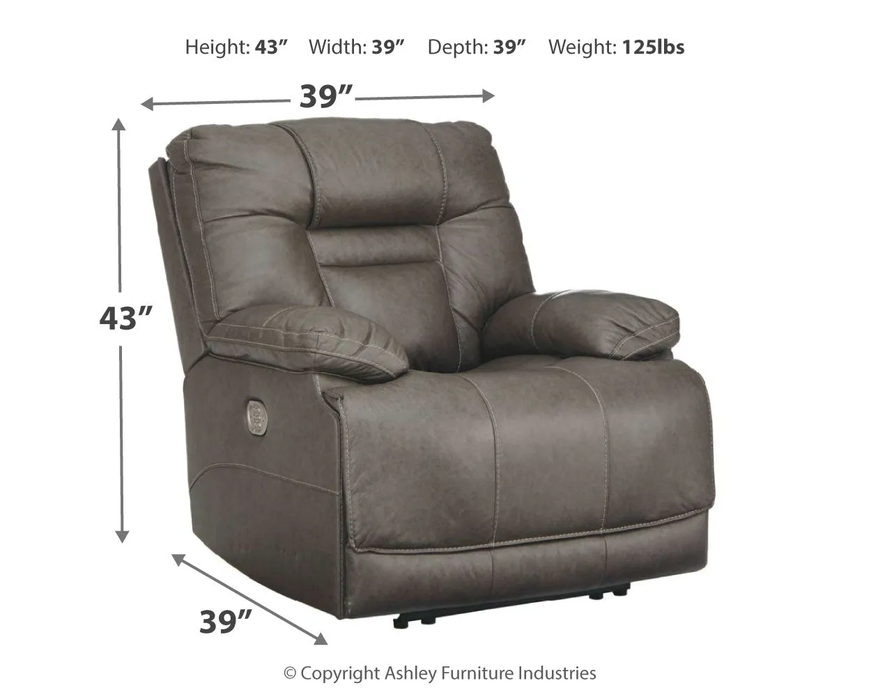 Wurstrow Sofa, Loveseat and Recliner in Smoke