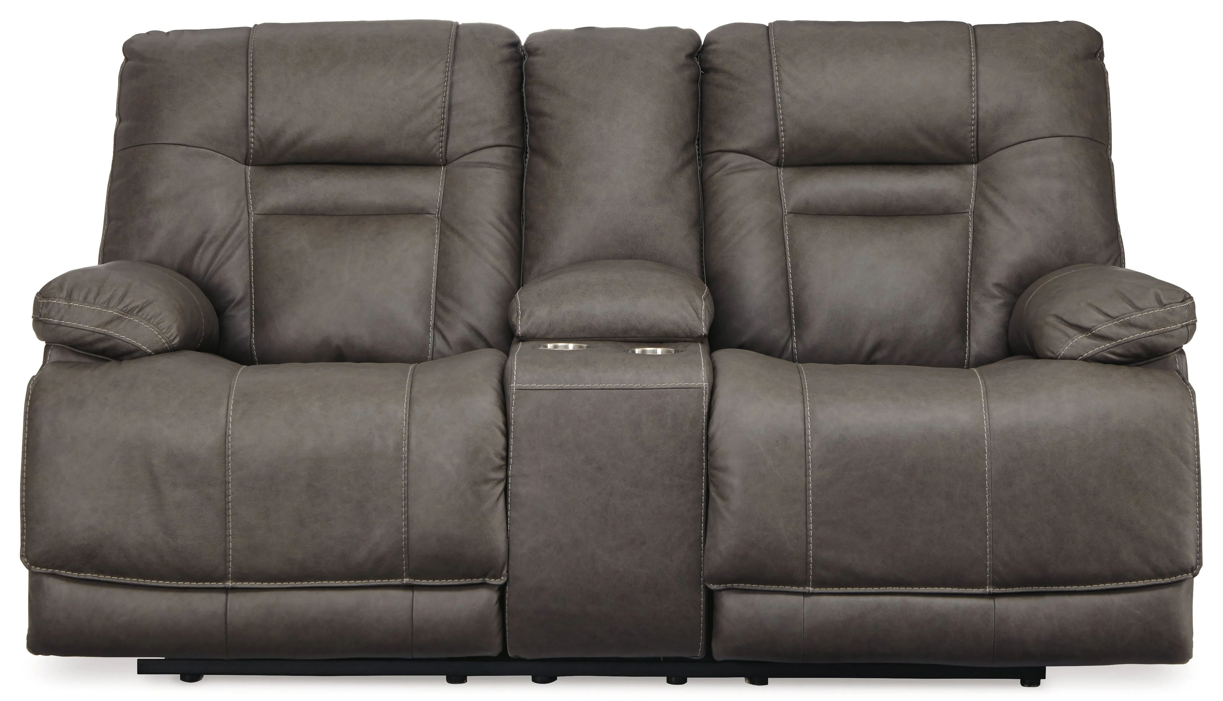 Wurstrow Sofa, Loveseat and Recliner in Smoke